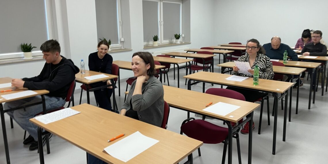 28.03.2026. Sandomierz. VI Sandomierskie Dyktando z Jajem / Fot. Grażyna Szlęzak-Wójcik - Radio Kielce