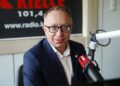 10.03.2026. Kielce. Radio Kielce. Rozmowa Dnia. Na zdjęciu: Artur Gierada, przewodniczący świętokrzyskiej Koalicji Obywatelskiej / Fot. Wiktor Taszłow - Radio Kielce