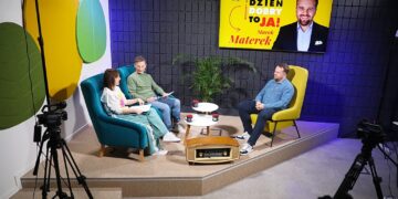 Marek Materek - prezydent Starachowic był gościem programu „Dzień dobry, to Ja! Rozmowy inne niż wszystkie w Radiu Kielce”. / Fot. Wiktor Taszłow - Radio Kielce