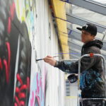 Graffiti towarzyszy nowej wystawie