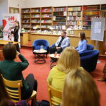 20.03.2026. Kielce. Pedagogiczna Biblioteka Wojewódzka. Promocja debiutanckiego tomiku poezji Norberta Sierpnia / Fot. Wiktor Taszłow - Radio Kielce