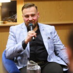 20.03.2026. Kielce. Pedagogiczna Biblioteka Wojewódzka. Promocja debiutanckiego tomiku poezji Norberta Sierpnia / Fot. Wiktor Taszłow - Radio Kielce
