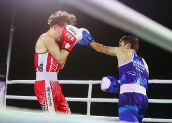 20.03.2026. Kielce. Polska Liga Boksu. WKB Rushh Kielce vs CKB Potężnie Ciechocinek / Fot. Wiktor Taszłow - Radio Kielce