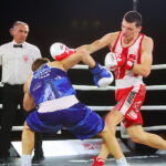 20.03.2026. Kielce. Polska Liga Boksu. WKB Rushh Kielce vs CKB Potężnie Ciechocinek / Fot. Wiktor Taszłow - Radio Kielce
