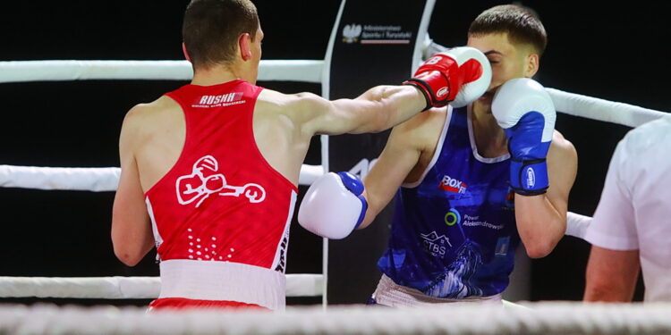 20.03.2026. Kielce. Polska Liga Boksu. WKB Rushh Kielce vs CKB Potężnie Ciechocinek / Fot. Wiktor Taszłow - Radio Kielce