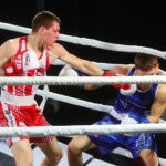 20.03.2026. Kielce. Polska Liga Boksu. WKB Rushh Kielce vs CKB Potężnie Ciechocinek / Fot. Wiktor Taszłow - Radio Kielce