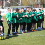 22.03.2026. Kielce. Stadion Orląt Kielce. Trening młodych piłkarzy ze znanymi piłkarzami Pedro Pascullim i Siergiejem Alejnikowem / Fot. Wiktor Taszłow - Radio Kielce