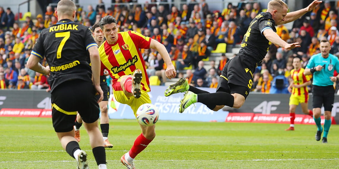 22.03.2026. Kielce. Mecz 26. kolejki piłkarskiej PKO BP Ekstraklasy: Arka Gdynia – Korona Kielce / Fot. Wiktor Taszłow - Radio Kielce