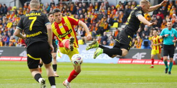 22.03.2026. Kielce. Mecz 26. kolejki piłkarskiej PKO BP Ekstraklasy: Arka Gdynia – Korona Kielce / Fot. Wiktor Taszłow - Radio Kielce