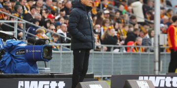 22.03.2026. Kielce. Mecz 26. kolejki piłkarskiej PKO BP Ekstraklasy: Arka Gdynia – Korona Kielce / Fot. Wiktor Taszłow - Radio Kielce