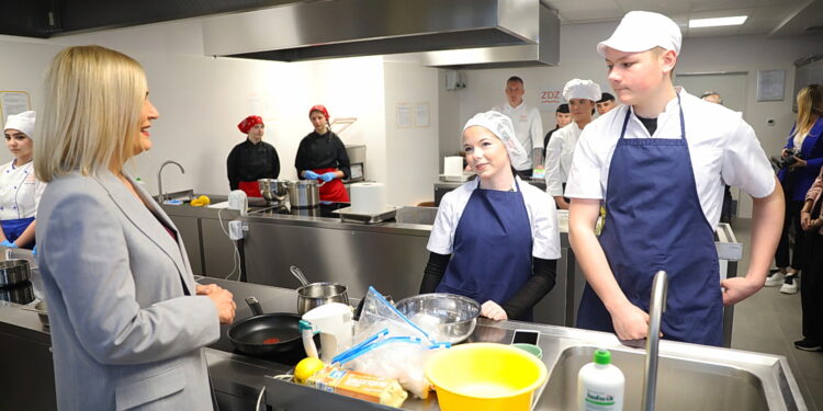 25.03.2026. Kielce. ZDZ. Otwarcie pracowni gastronomicznej / Fot. Wiktor Taszłow - Radio Kielce