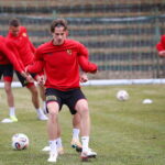 25.03.2026. Kielce. Trening Korony Kielce / Fot. Wiktor Taszłow - Radio Kielce