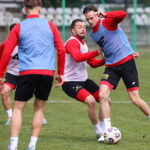 25.03.2026. Kielce. Trening Korony Kielce / Fot. Wiktor Taszłow - Radio Kielce