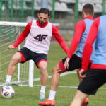 25.03.2026. Kielce. Trening Korony Kielce / Fot. Wiktor Taszłow - Radio Kielce