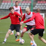 25.03.2026. Kielce. Trening Korony Kielce / Fot. Wiktor Taszłow - Radio Kielce