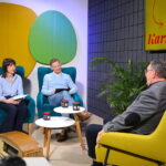 Audycja „Dzień dobry to ja! Rozmowy inne niż wszystkie w Radiu Kielce”. Ksiądz doktor Jerzy Karbownik / Fot. Wiktor Taszłow – Radio Kielce