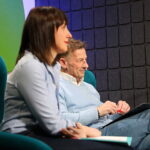 Audycja „Dzień dobry to ja! Rozmowy inne niż wszystkie w Radiu Kielce”. Ksiądz doktor Jerzy Karbownik / Fot. Wiktor Taszłow – Radio Kielce