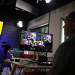 Audycja „Dzień dobry to ja! Rozmowy inne niż wszystkie w Radiu Kielce”. Ksiądz doktor Jerzy Karbownik / Fot. Wiktor Taszłow – Radio Kielce