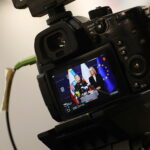 Marta Cienkowska, ministra kultury i dziedzictwa narodowego oraz Renata Janik, marszałek województwa świętokrzyskiego podpisały w piątek (27 marca) porozumienie dotyczące Teatru im. Stefana Żeromskiego w Kielcach / Fot. Wiktor Taszłow – Radio Kielce