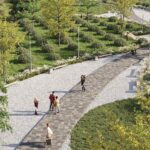 Wizualizacja osiedla mieszkaniowego w rejonie ul. Warszawskiej i Sikorskiego / źródło: Trust Investment