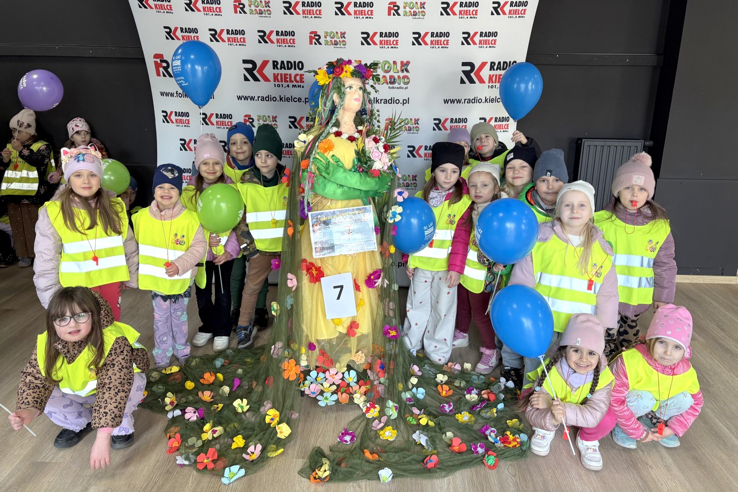 Radio Kielce. XV Konkurs na Najpiękniejszą Marzannę / źródło: Radio Kielce