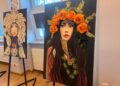 06.03.2026. Kielce. Biblioteka wojewódzka. Wystawa malarstwa Agnieszki Hojwy „Siła kobiet – emocje zapisane na płótnie” / Fot. Aleksandra Słowak - Radio Kielce