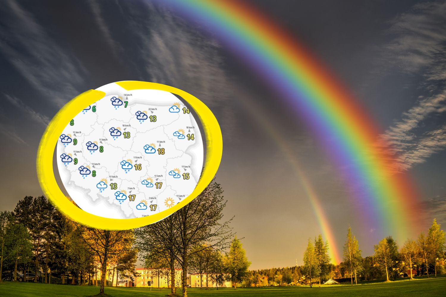 Polska będzie podzielona. Świętokrzyskie po jaśniejszej stronie wiosny