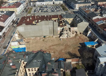 18.03.2026 Kielce. Kamienice pomiędzy ulicami Śniadeckiego i Słowackiego / Fot. Jarosław Kubalski - Radio Kielce