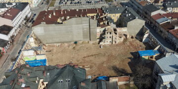 18.03.2026 Kielce. Kamienice pomiędzy ulicami Śniadeckiego i Słowackiego / Fot. Jarosław Kubalski - Radio Kielce