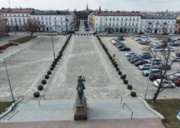 Co dalej z parkingiem pod Placem Wolności? - Radio Kielce 23.03.2026. Kielce. Plac Wolności / Fot. Jarosław Kubalski - Radio Kielce