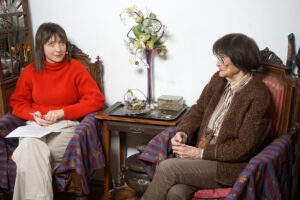 Projektantka, malarka i rysownik Alicja Wyszogrodzka gościem audycji „Dzień dobry to ja! Rozmowy inne niż wszystkie w Radiu Kielce” / Fot. Karolina Piasecka - Radio Kielce