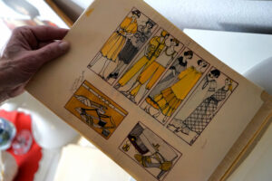 Projektantka, malarka i rysownik Alicja Wyszogrodzka gościem audycji „Dzień dobry to ja! Rozmowy inne niż wszystkie w Radiu Kielce” / Fot. Karolina Piasecka - Radio Kielce