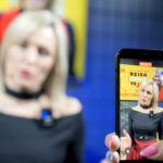 Audycja „Dzień dobry to ja! Rozmowy inne niż wszystkie w Radiu Kielce”. Kama Kępczyńska / Fot. Piotr Kwaśniewski – Radio Kielce