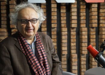 12.03.2026. Kielce. Radio Kielce. Rozmowa Dnia. Na zdjęciu: Andrzej Mochoń - prezes Targów Kielce / Fot. Sebastian Kalwat - Radio Kielce