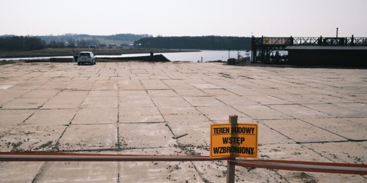 11.03.2026. Radoszyce. Miejsce, w którym wykonany będzie odwiert / Fot. Magdalena Galas-Klusek - Radio Kielce
