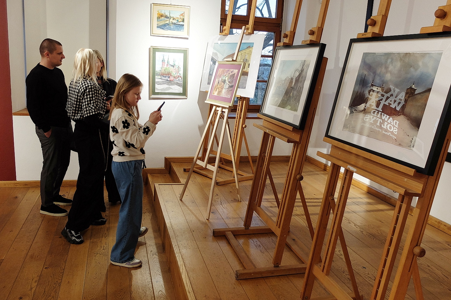 19.03.2026. Kielce. OMPiO. Wystawa akwareli Dawida Sołtysa / Fot. Jarosław Kubalski - Radio Kielce
