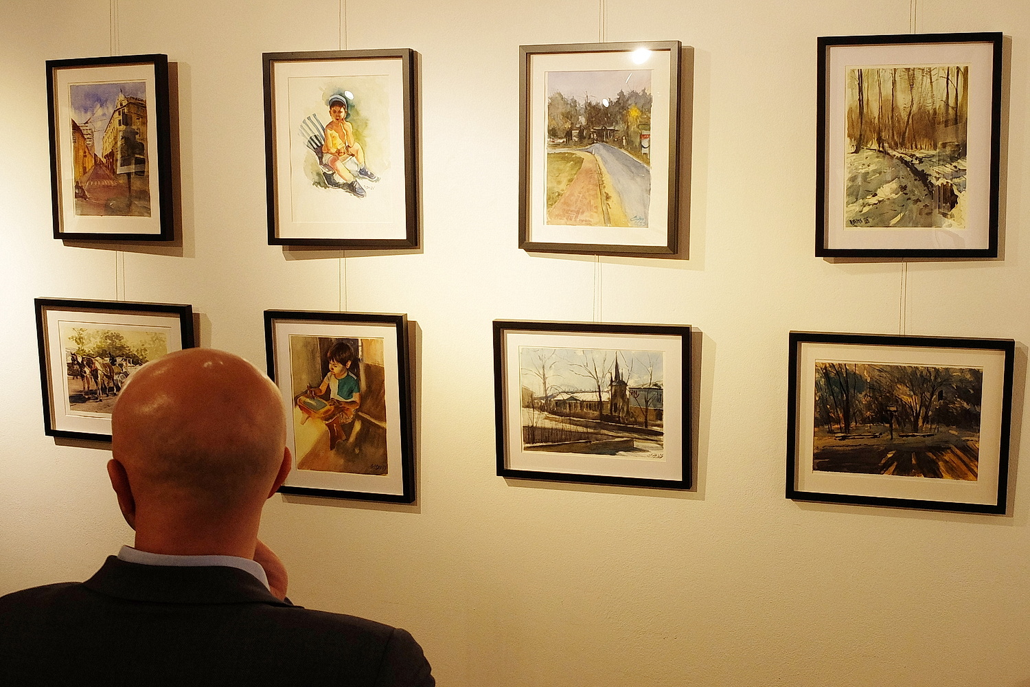 19.03.2026. Kielce. OMPiO. Wystawa akwareli Dawida Sołtysa / Fot. Jarosław Kubalski - Radio Kielce