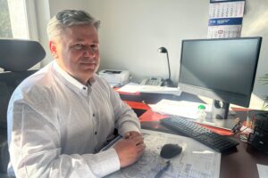 Na zdjęciu: Zbigniew Duda, dyrektor Wojewódzkiego Ośrodka Ruchu Drogowego w Kielcach / Fot. Izabela Mortas-Rubak - Radio Kielce