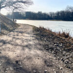 09.03.2026. Kielce. Ścieżka rowerowa wokół zalewu kieleckiego / Fot. Wiktor Taszłow - Radio Kielce