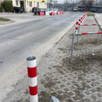 16.03.2026. Kielce. Słupki blokujące / Fot. Wiktor Taszłow - Radio Kielce