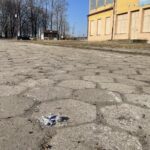 09.03.2026. Końskie. Teren przed dworcem PKP / Fot. Magdalena Galas-Klusek - Radio Kielce