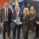 12.03.2026. Kielce. Przekazanie funduszy na budowę sieci kanalizacyjnej i wodociągowej / Fot. Iwona Murawska-Bujnowicz - Radio Kielce