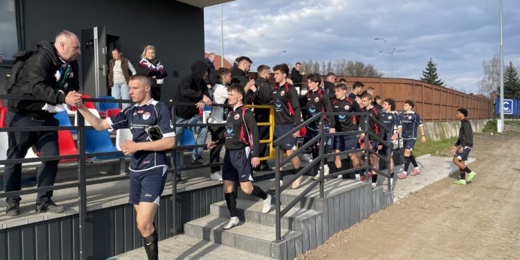 22.03.2026. Kazimierza Wielka. Betclic 3. Liga. Sparta Kazimierza Wielka - Sokół Kolbuszowa Dolna / Fot. Kamil Król - Radio Kielce