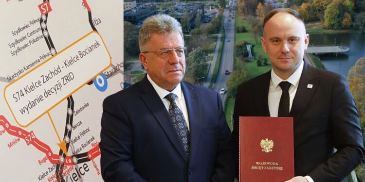 Jest zgoda na budowę S74 przez Kielce