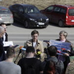 10.03.2026. Kielce. Briefing prasowy poświęcony budowie nowych parkingów naziemnych w Kielcach / Fot. Jarosław Kubalski - Radio Kielce