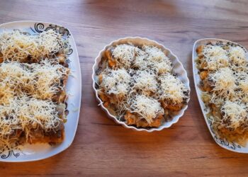 Ryba na pierzynce z maślaków