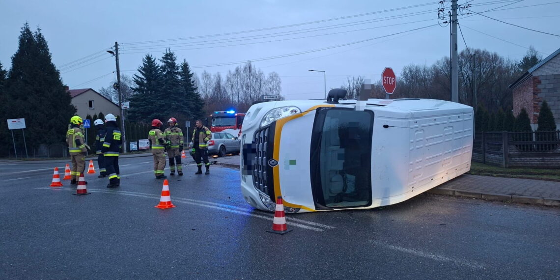 Nie ustąpił pierwszeństwa. Ranni trafili do szpitala