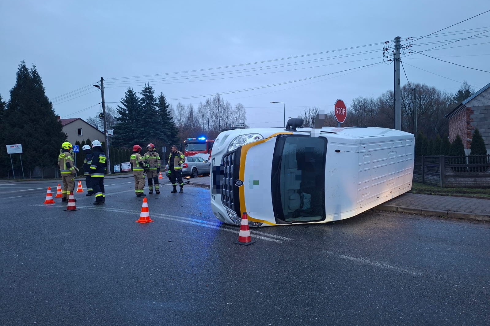 Nie ustąpił pierwszeństwa. Ranni trafili do szpitala