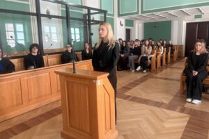 09.03.2026. Kielce. Symulacja rozprawy karnej / Fot. Aleksandra Słowak - Radio Kielce