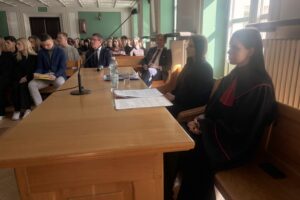 09.03.2026. Kielce. Symulacja rozprawy karnej / Fot. Aleksandra Słowak - Radio Kielce